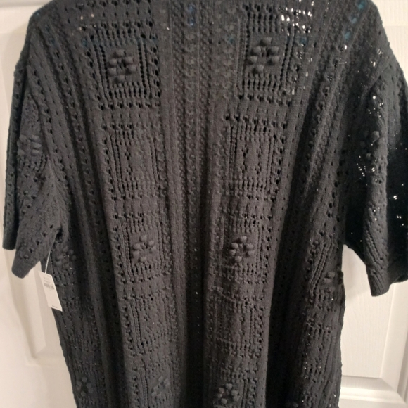 Mens Cardigan large NWT ss sweater - Picture 4 of 5